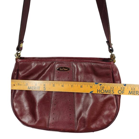 Etienne Aigner Vintage Cordovan Leather Over-the-Shoulder Handbag - Picture 13 of 14